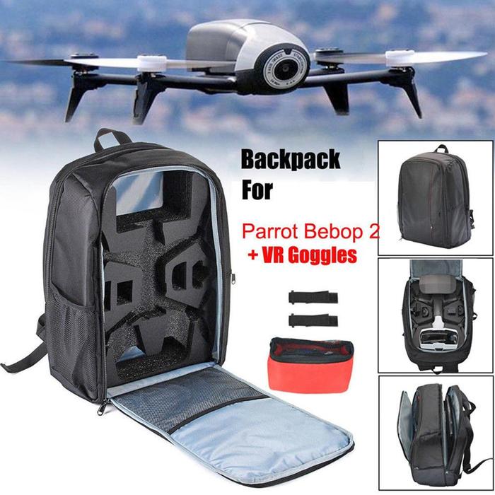 Safety Nylon Foam Drone Backpack Crossbody Handbag for Parrot Bebop 2