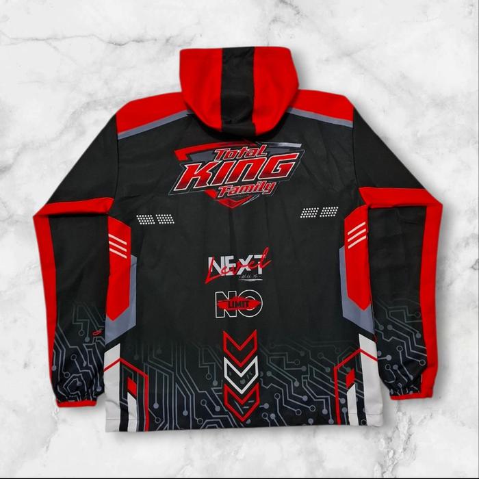 Total King Jaket Racing Family Parasut Waterproof dengan Desain Stylish dan Fungsi Tahan Air