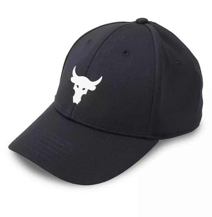Under Armour UA Project Rock Snapback Cap W Black 1376719-001 Topi Original 100%