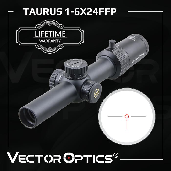 Vector Optics Taurus 1-6x24 FFP Hunting Riflescope Tactical Optical
