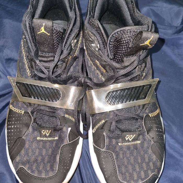 Nike Jordan Why Not Zer0.3 BG 'The Family' Black Sneakers Youth Size 46 Insole 30