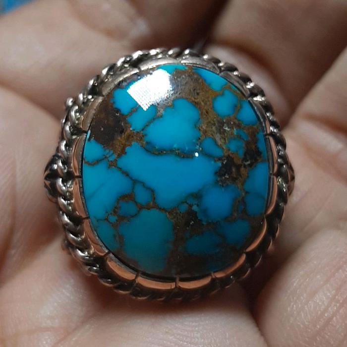 Top Pirus Persia Toska Biru Medium