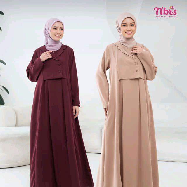 Selaras 015 Gamis Nibras Terbaru Kekinian Gamis Remaja Model Terbaru