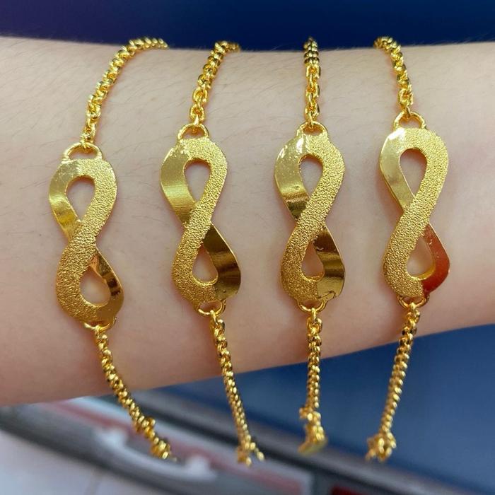 Gelang emas Crum kristal Asli Aceh mewah
