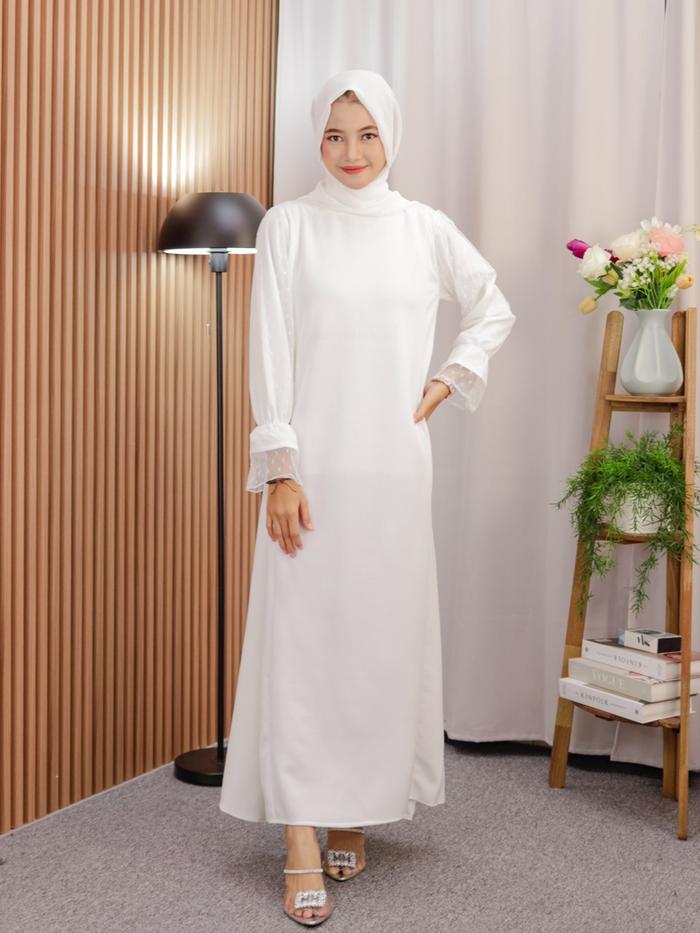 A&G Apparel Dress Duyung Davea Gamis Kondangan Wanita Terbaru Kekinian Terlaris One Size Lebaran