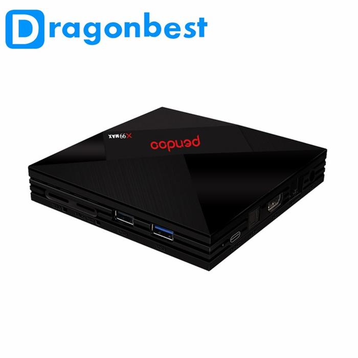android 7.1 internet tv smart set top box Pendoo x99 max Rk3399 4G
