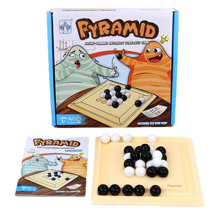 Smart Building Game IQ Puzzler Black&White Smart Board Game Pyramid