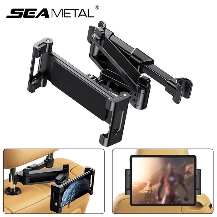 Car Headrest Tablet Holder Backseat Seat Tablet Phone Mount