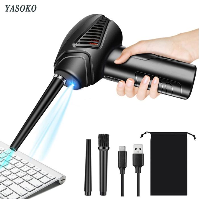 Compressed Air Duster Portable Cordless Computer Cleaning Duster
