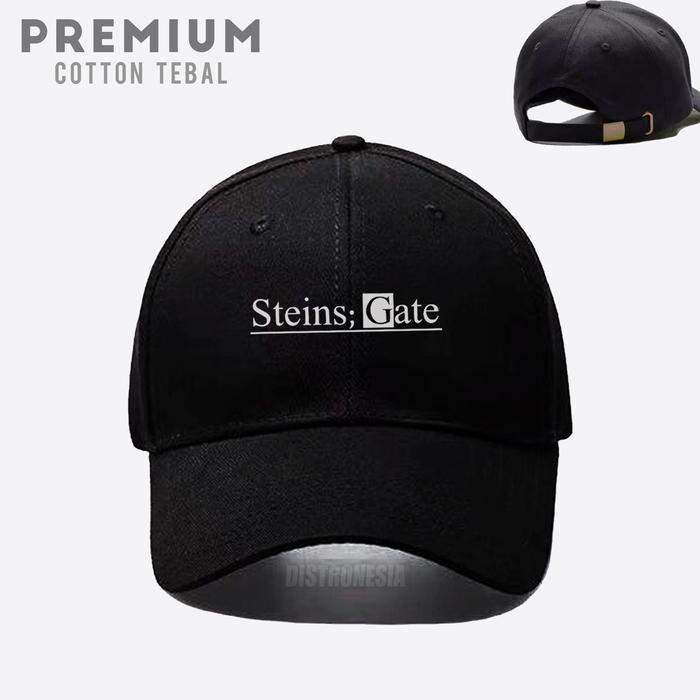 Topi Steins Gate Anime Premium Cotton Caps