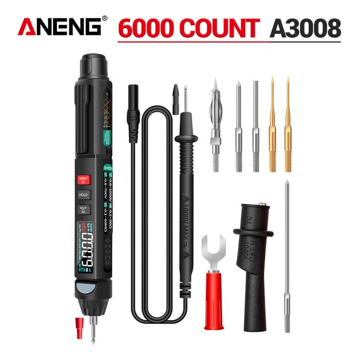 ANENG A3008 6000 Counts Digital Multimeter Auto Intelligent Sensor