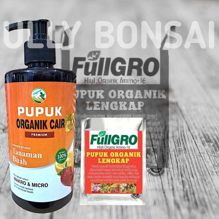 Pupuk POC Organik Tanaman Buah 500ml Bonus Fullgro 50 Gram