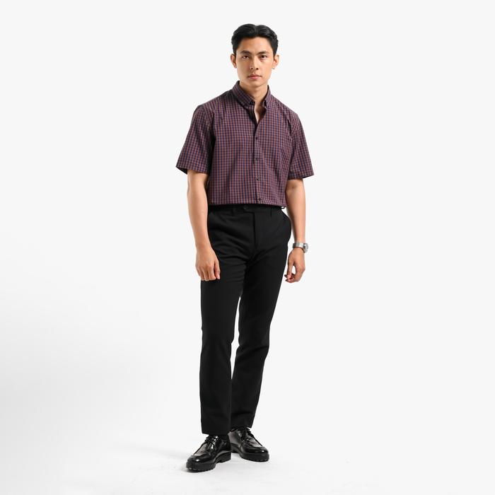 Heymale Vichy Shirt Long Sleeve Baju Kemeja Pria Lengan Panjang