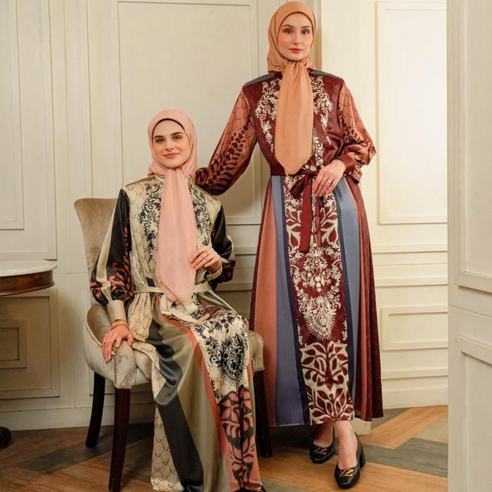 Vivi Zubedi Eminence Dress Gaun  Pesta Wanita Mewah   Gamis Elegant