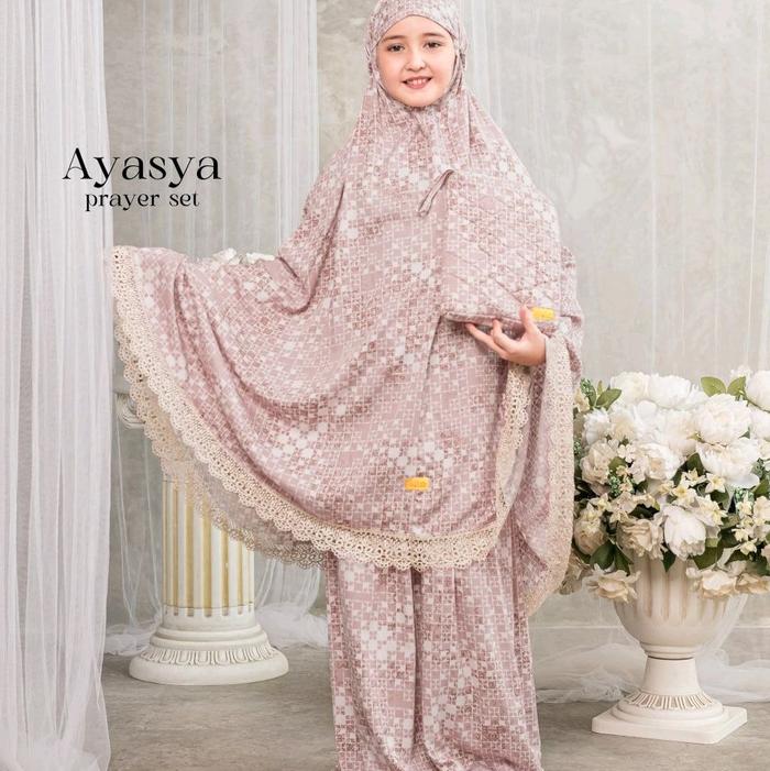 Ayasha Mukena | mukena adem rayon | prayer set | Labella