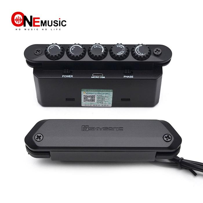 Skysonic R2 RESONANCE Pickup Magnetic Mic Pickup with Reverb Chorus
