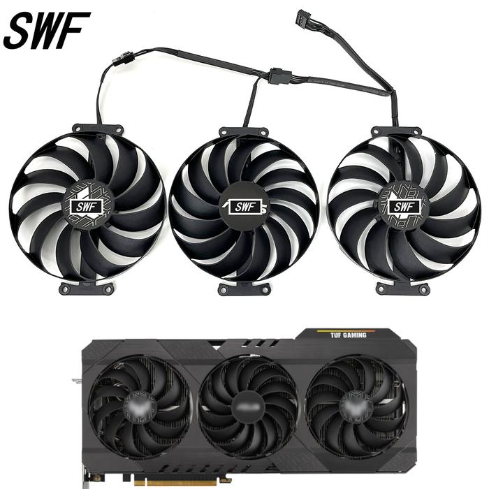 New 95mm CF1010U12D FDC10U12S9-C Cooling Fan For ASUS Radeon RX 6950XT 6900XT 6800 6700 XT TUF OC GA