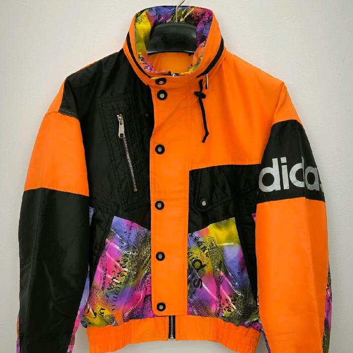 ADIDAS Colabs DESCENTE Outdoor Jaket Vintage Lengan Boxy