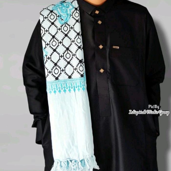 Sorban Motif Malay ~ Sorban Rida Panjang Kashmiri India Original Yaman Tebal Aksesoris Selendang Ele