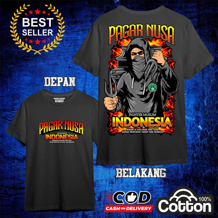 Kaos Anak Special Edition Pagar Nusa Indonesia Versi Old dengan Kerah Oblong dan Lengan Pendek - Fas
