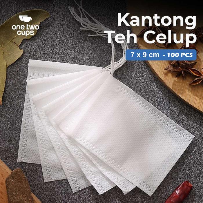 Permata Mall | Kantong Teh Filter | Tea Bag Disposable | Saringan Teh 100 PCS