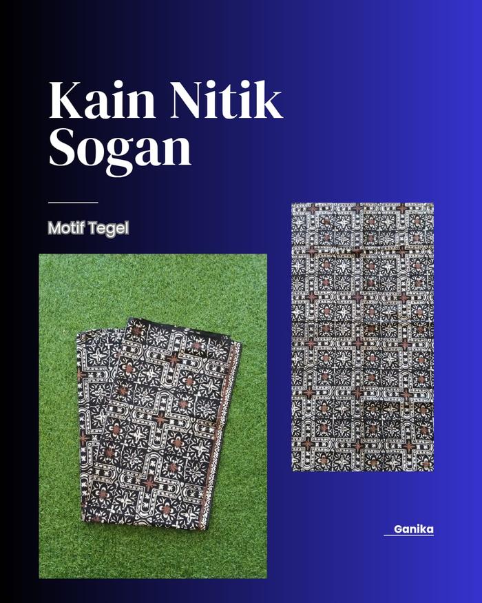 Kain nitik sogan motif tegel