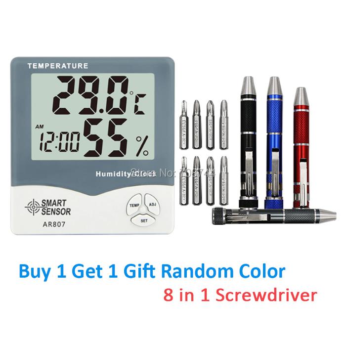 Smart Sensor AR807 Digital Hygrometer Thermometer Wet And Dry
