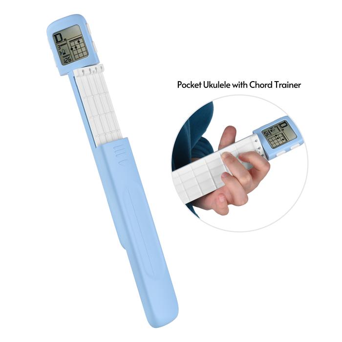 Muslady Portable Ukulele Chord Trainer Uke Fingering Practice Tool