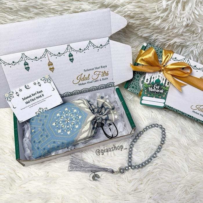 Hampers Sajadah Tasbih/Hampers Ramadhan/Hampers Lebaran/Hampers Giftbox Ramadhan/Hampers Sajadah/Kad