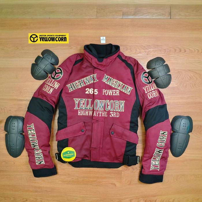 yellow corn bikers Motorcycle Touring jacket