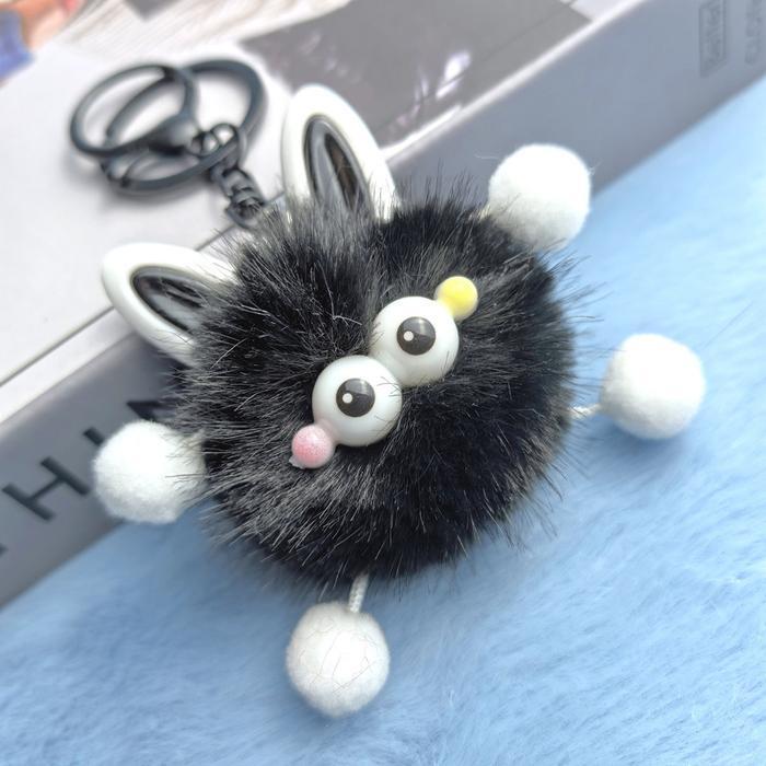 TERBAIK MMM - COD Gantungan Tas Boneka Lucu Gantungan Little Monster Kawai Boneka Bulu Halus Gantung
