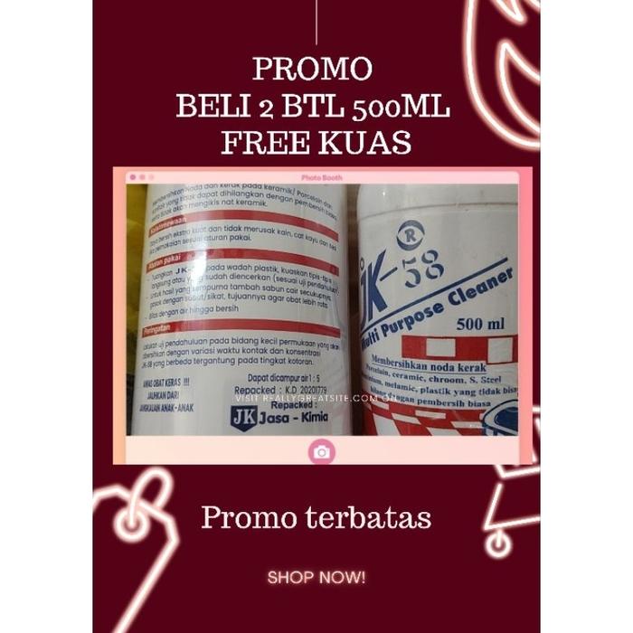 pembersih serbaguna Jk-58 500ml pembersih kerak kamar mandi