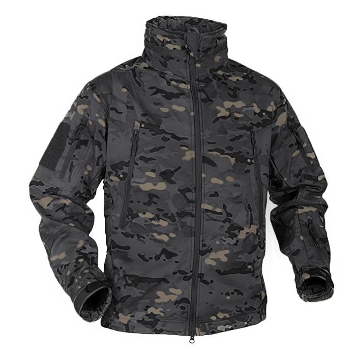 Winter Military Fleece Jacket Men Soft shell Tactical Waterproof Army Camouflage Coat Airsoft Clothi