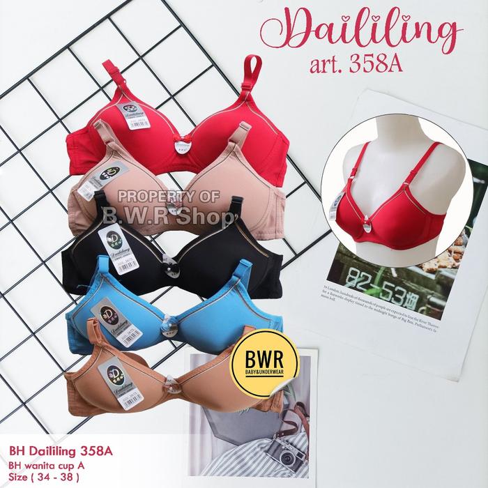Bra DAILILING Cup Kecil | Bh Busa Sedang Kait Kancing 2 - Bwr
