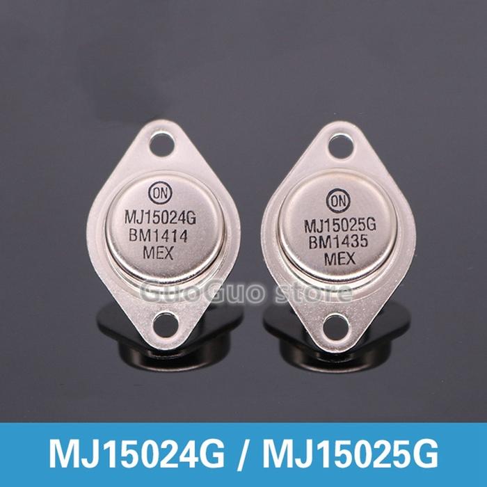 4 Buah MJ15024G MJ15025G TO-3 ( 2 Buah MJ15024 + 2 Buah MJ15025)