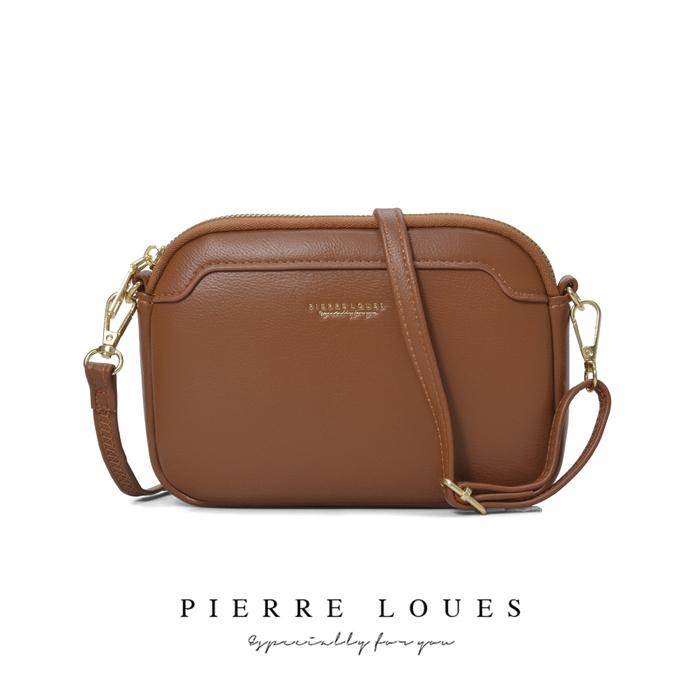 Selempang Wanita PIERRE Tas Selempang Wanita PIERRE LOUES Nora Bag Sling Bag PU Leather BAEOS PIERRE