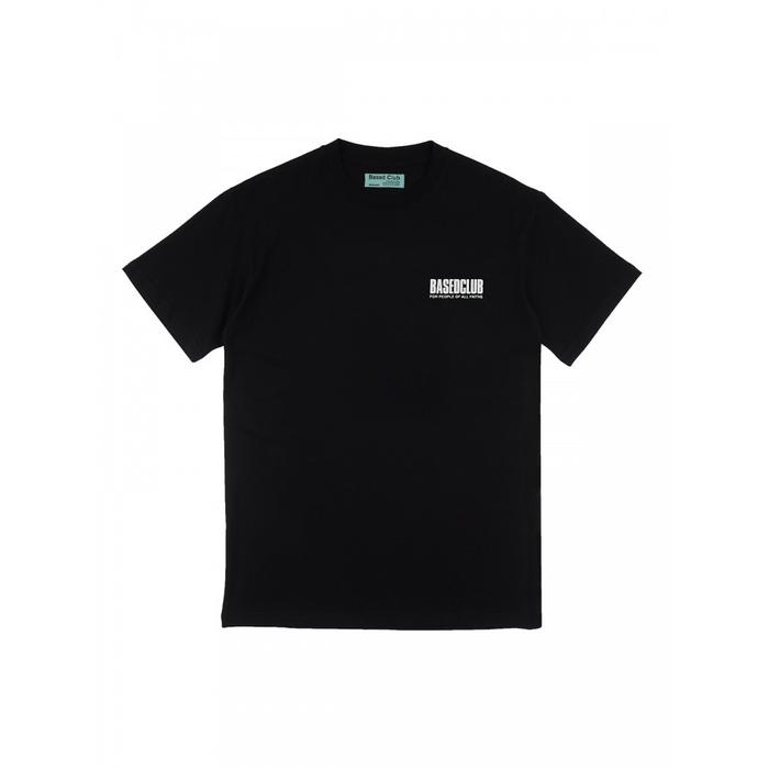 Based Club Spiritual Kaos Lengan Pendek Hitam