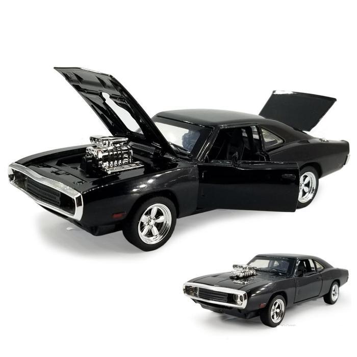 Diecast mobil Fast Furious Camaro SS 1969 / Dodge Charger '70 classic series metal alloy model