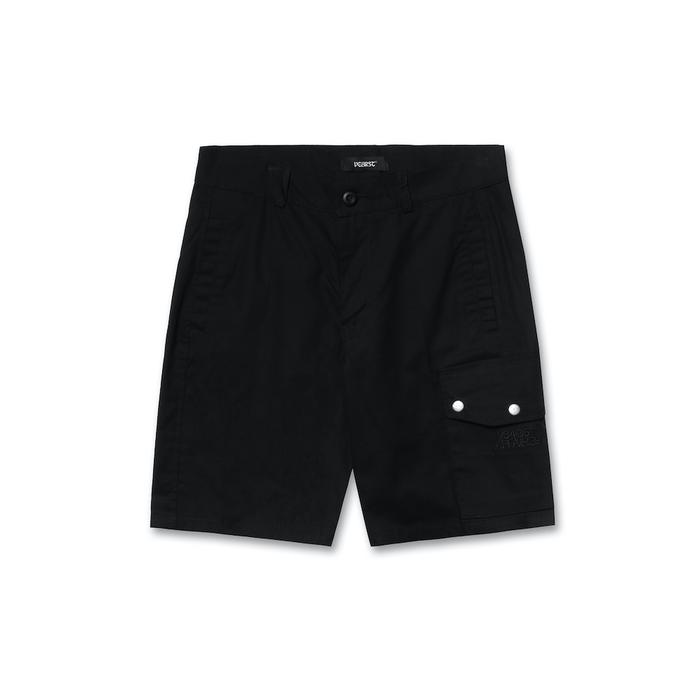 Vearst Affaires Short Cargo Pants Tango Black - Celana Cargo Pendek