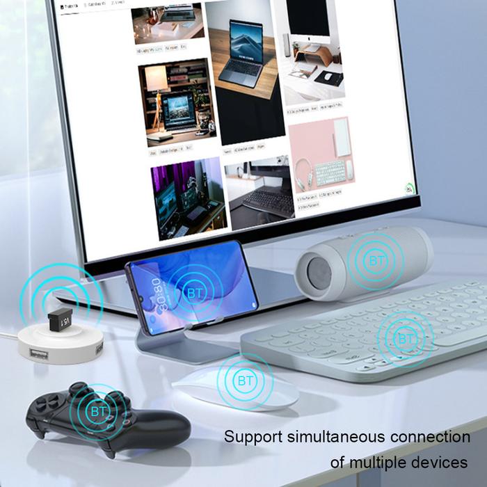 USB Bluetooth 5.1 Adapter Transmitter Receiver Bluetooth Audio