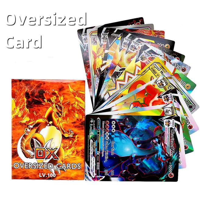 Big Pokemon Cards 5*7Inch Oversized Holographic Shiny Vstar Arceus
