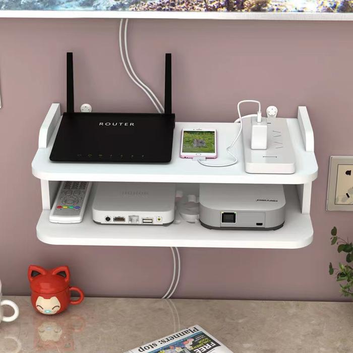 TV screen top storage rack rack bracket computer monitor wall bracket