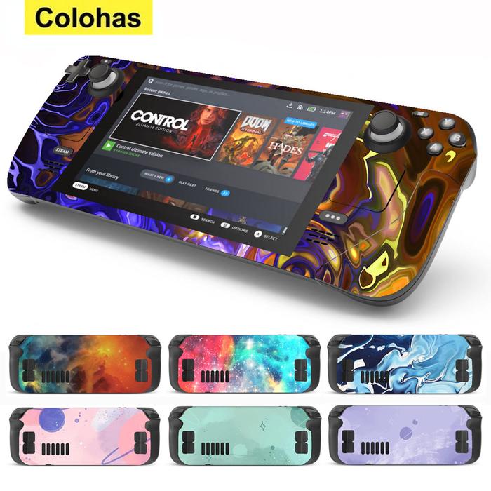 Skin Decal For Steam Deck Controller PVC Stickers Protective Case
