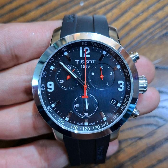 Tissot PRC 200 Chronograph black dial