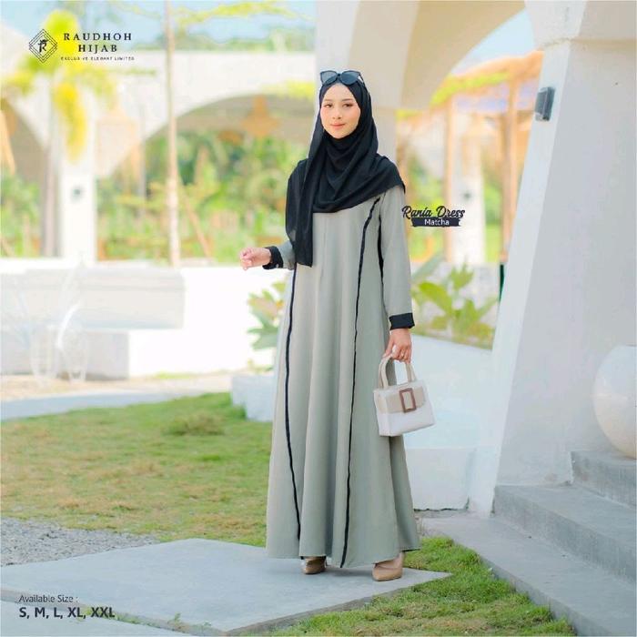 Rania Dress Panjang by Raudhah Muslim