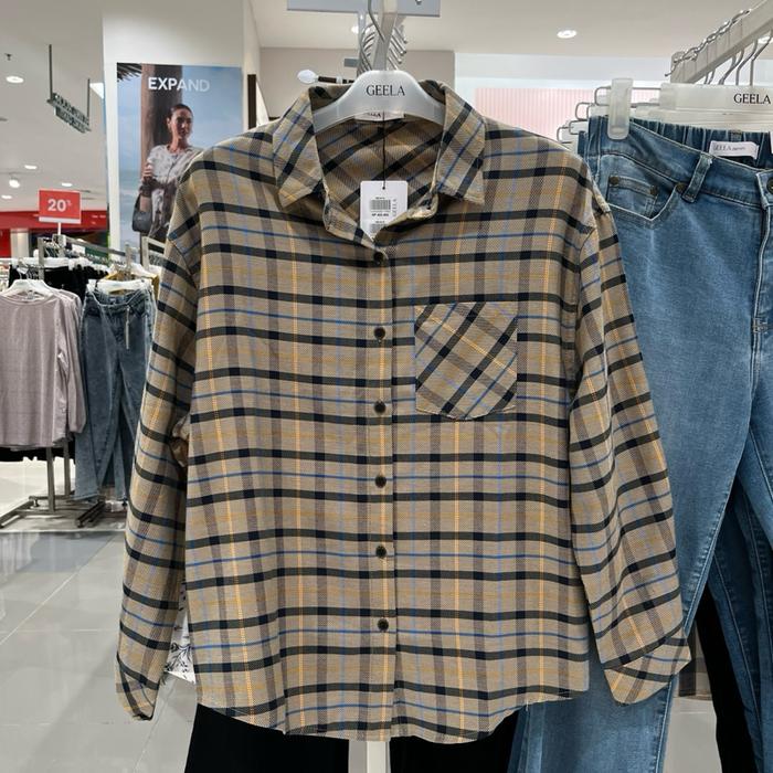 Kemeja Wanita GEELA Bahan Katun 100% Original Matahari Dept. Store
