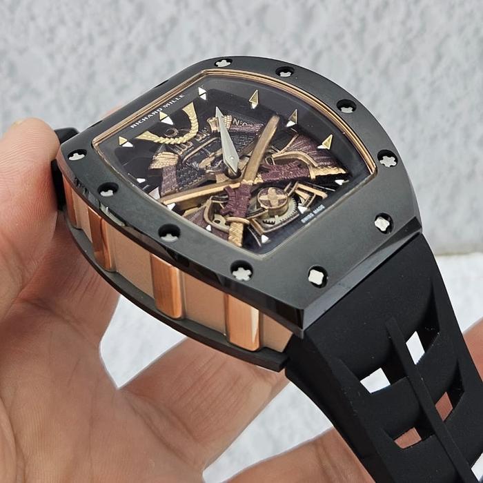 dlRichard Mille47 Bushido Philosophy Samuray Swiss Automatic Movement