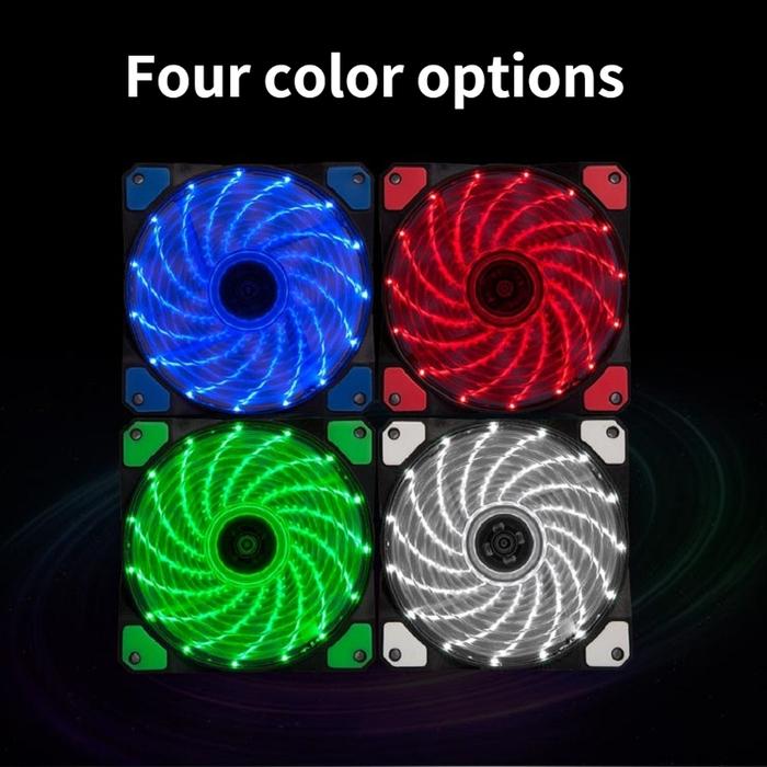 PC Cooling Fan 120mm Fan Rgb Fan Mute IR Argb White Blade Cooler