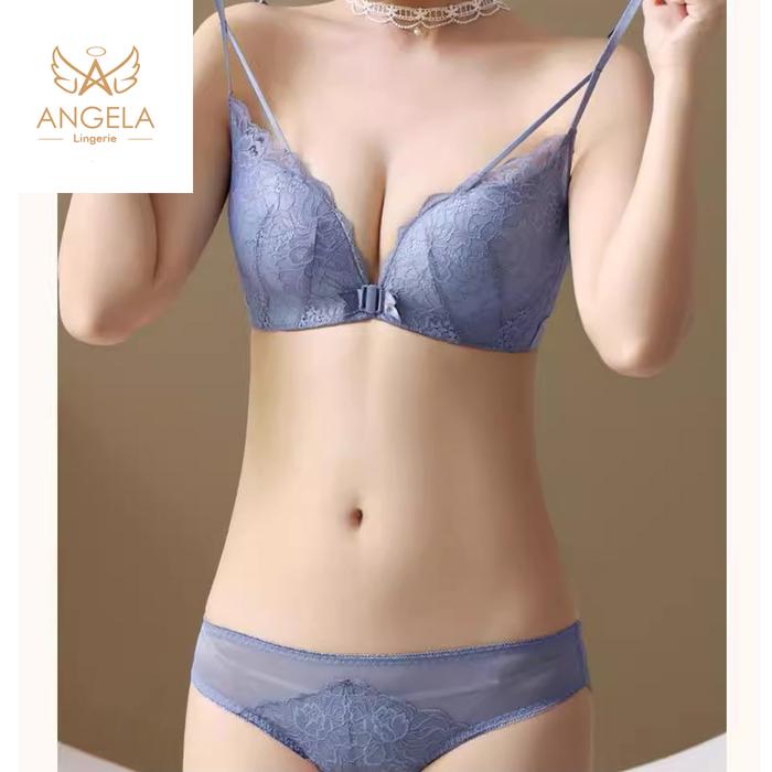 ANGELA PREMIUM JAPAN Lidya Bra BH JUMBO Big SIZE 36 - 42 Ukuran Besar Bukaan Depan Push Up Tanpa Kaw
