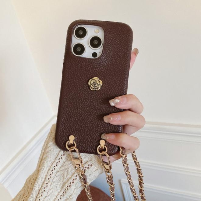 Suitable for iPhone 17 16 15 14 11 12 13 PROMAX Camellia Oblique span phone case 12/13MINI High qual
